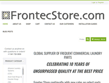 Tablet Screenshot of frontecstore.com